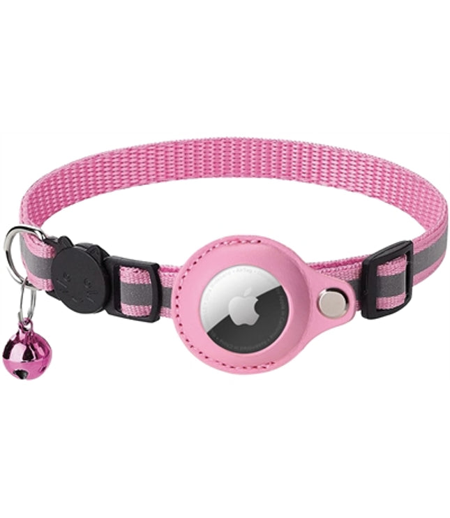 Croci Halsband Kat Met Tag Houder Roze