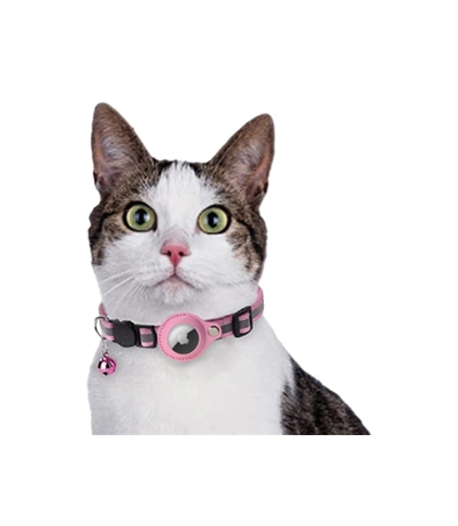 Croci Halsband Kat Met Tag Houder Roze