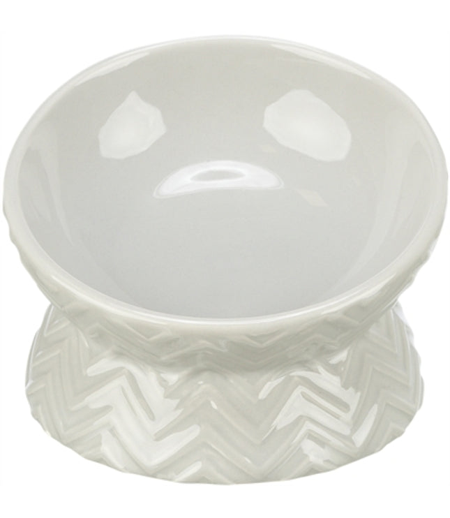 Trixie Verhoogde Voerbak / Waterbak Keramiek Licht Taupe