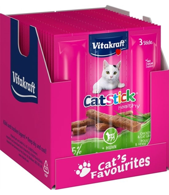 Vitakraft Cat-Stick Mini Kip / Kattengras