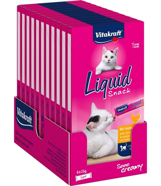 Vitakraft Cat Liquid Snack Kip & Taurine