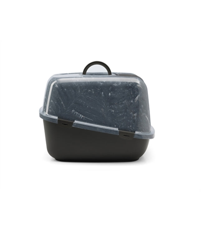Savic Kattenbak Nestor Jumbo Marble Grijs / Zwart