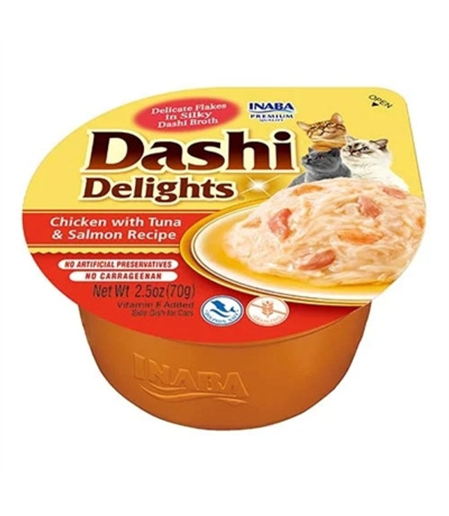 Inaba Dashi Delights Chicken With Tuna & Salmon Recipe