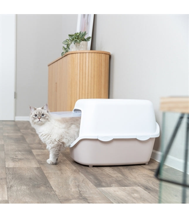 Trixie Kattenbak Vico Blush / Wit