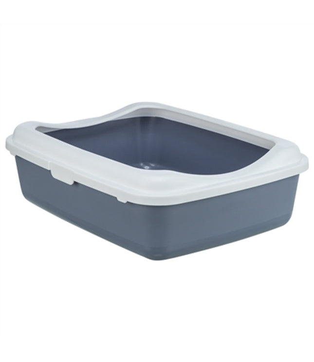 Trixie Kattenbak Classic Met Rand Paars / Wit