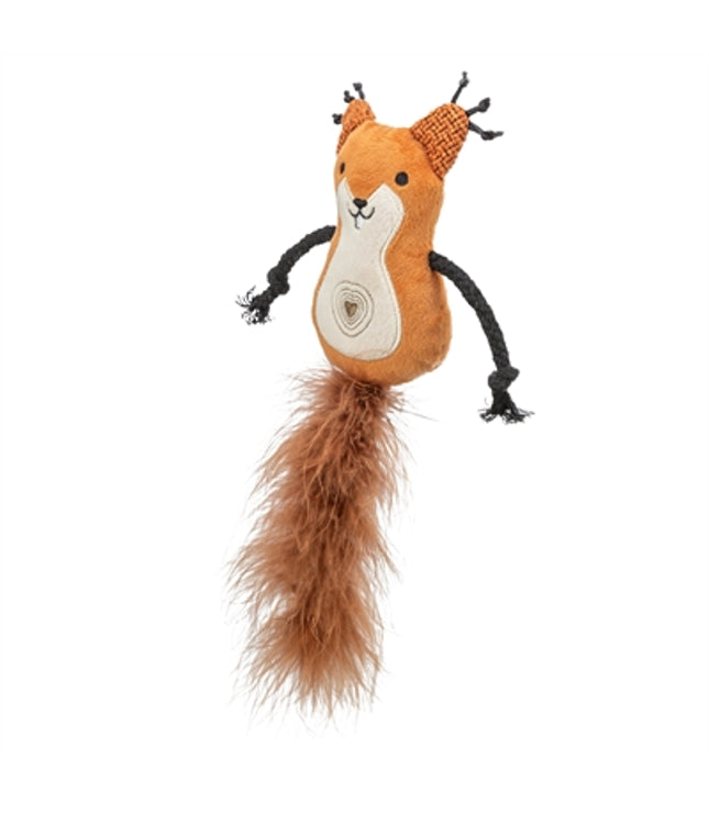 Trixie Eekhoorn Pluche Met Veerstaart Met Catnip