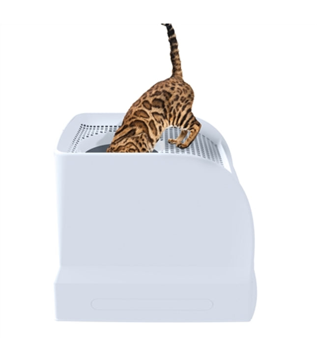 Imac Kattenbak Frida Met Lade Blauw