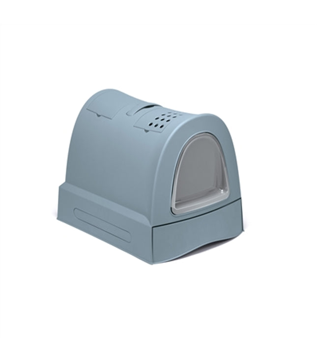 Imac Kattenbak Zuma 2Nd Life Met Schuiflade Avio Blauw