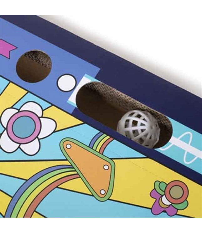 Rosewood Krabplank En Speelbaan Flipperkast Blauw