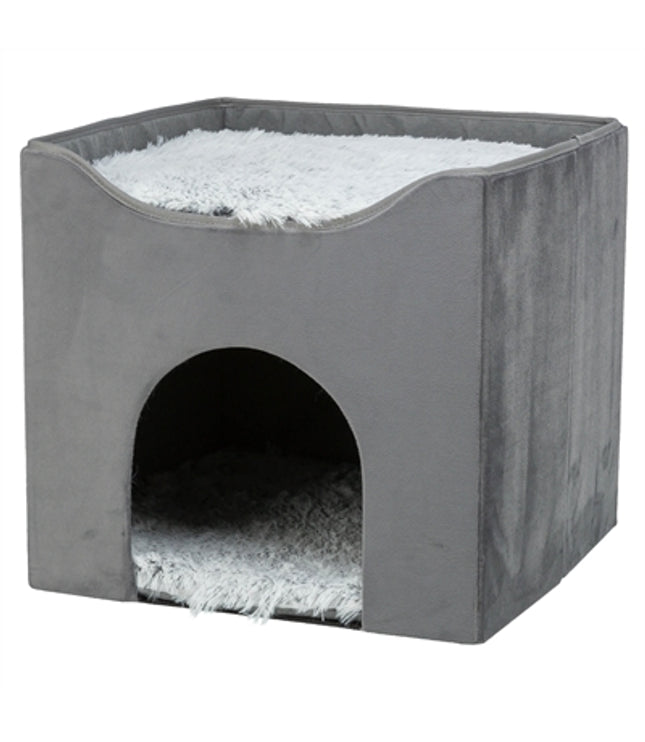 Trixie Kattenhuis Harvey Grijs-Wit / Zwart