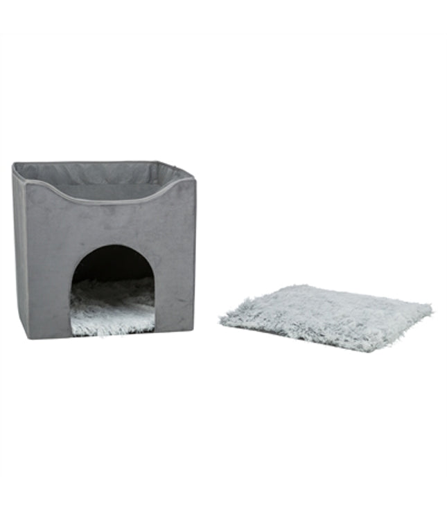 Trixie Kattenhuis Harvey Grijs-Wit / Zwart
