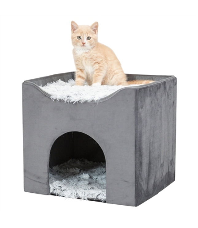 Trixie Kattenhuis Harvey Grijs-Wit / Zwart