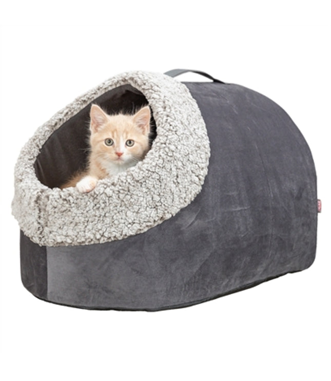 Trixie Kattenmand Iglo Calida Warmtereflecterend Grijs-Wit / Zwart