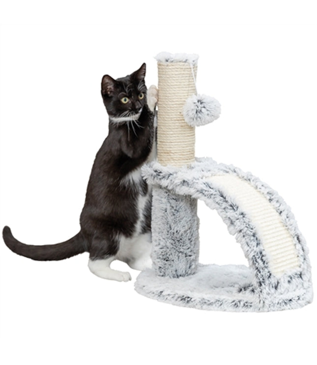 Trixie Junior Krabpaal Harvey Met Borstel Wit / Zwart