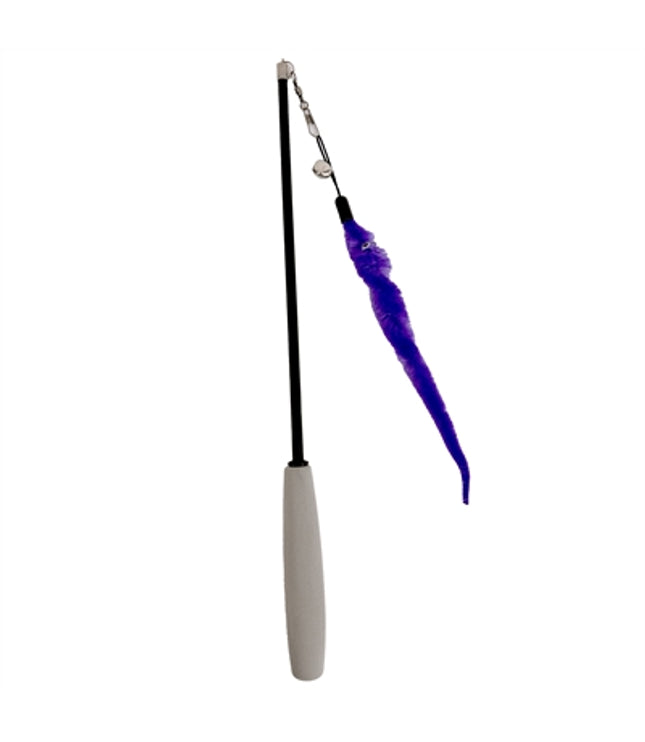 Easypets Uitschuifbare Kattenhengel Worm Paars