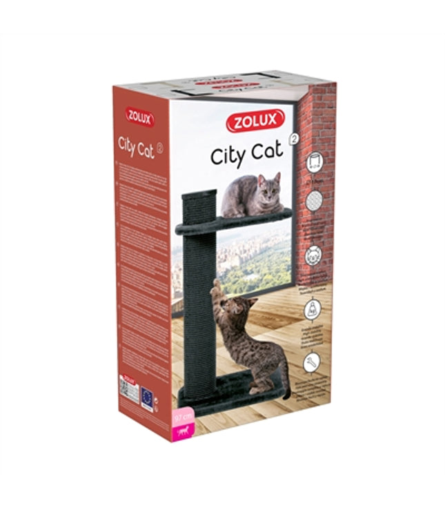 Zolux Krabpaal City Cat 2 Grijs