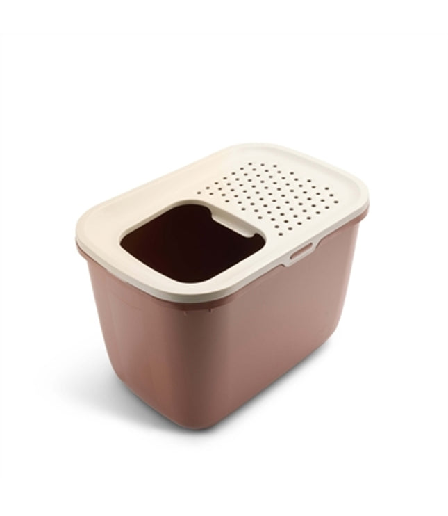 Savic Kattenbak Hop In Champagne Roze / Terracotta