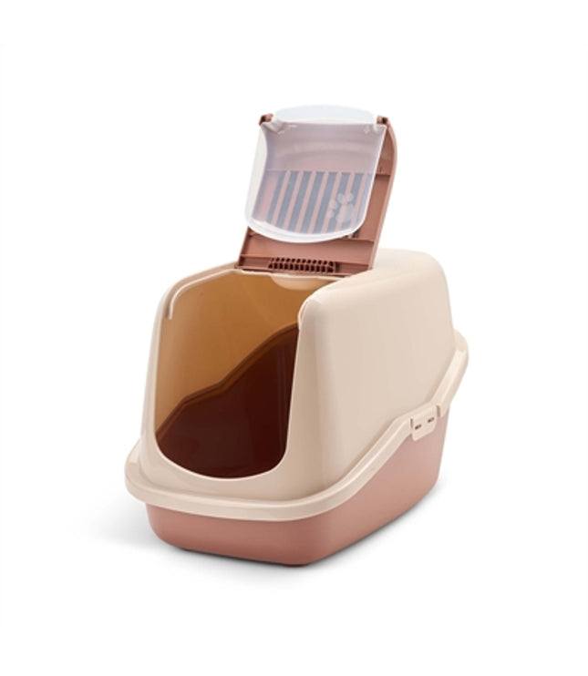 Savic Kattenbak Nestor Champagne Roze / Terracotta