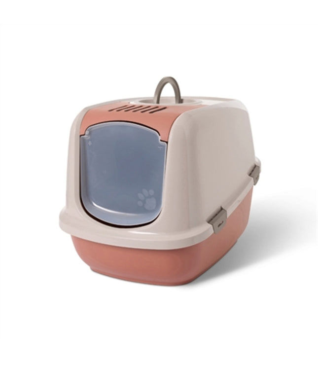 Savic Kattenbak Nestor Jumbo Champagne Roze / Terracotta