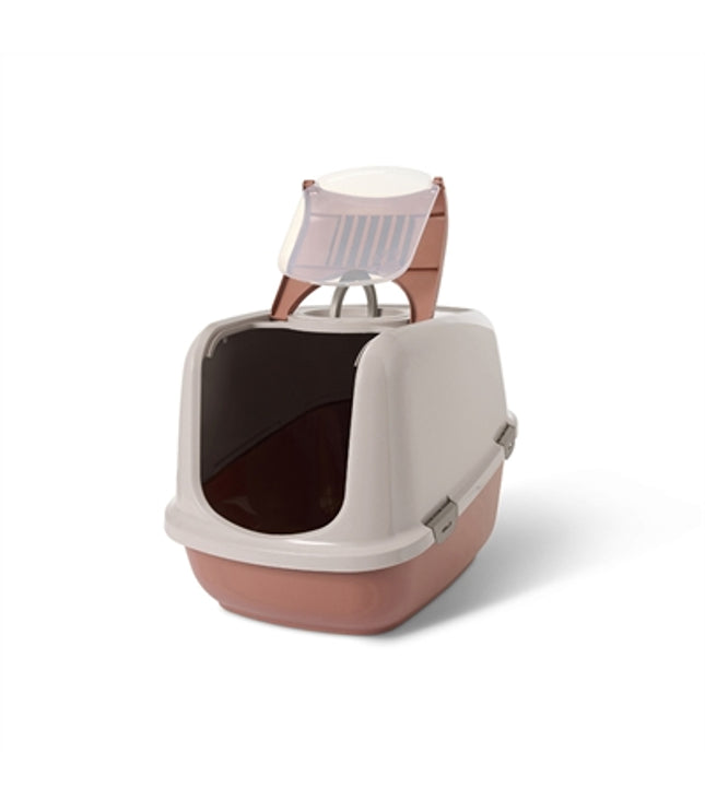 Savic Kattenbak Nestor Jumbo Champagne Roze / Terracotta