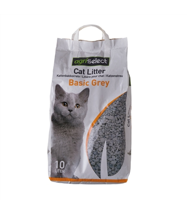 Agriselect Basic Grey Kattenbakvulling