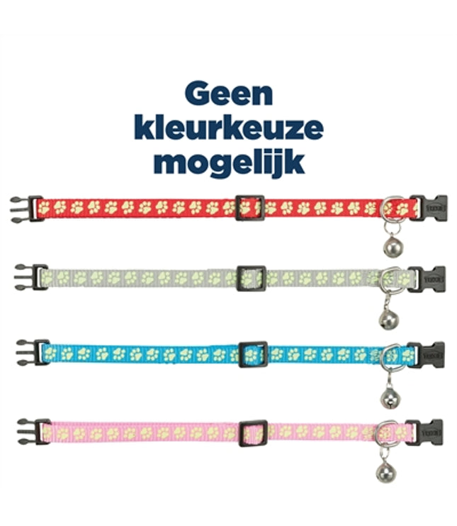 Trixie Halsband Kat Fluoriserend Assorti