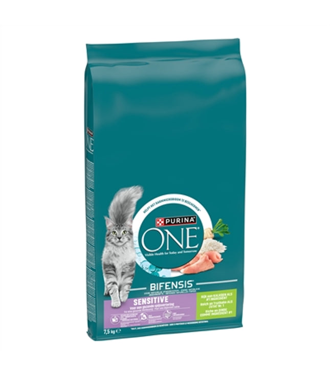 Purina One Sensitive Kalkoen / Rijst
