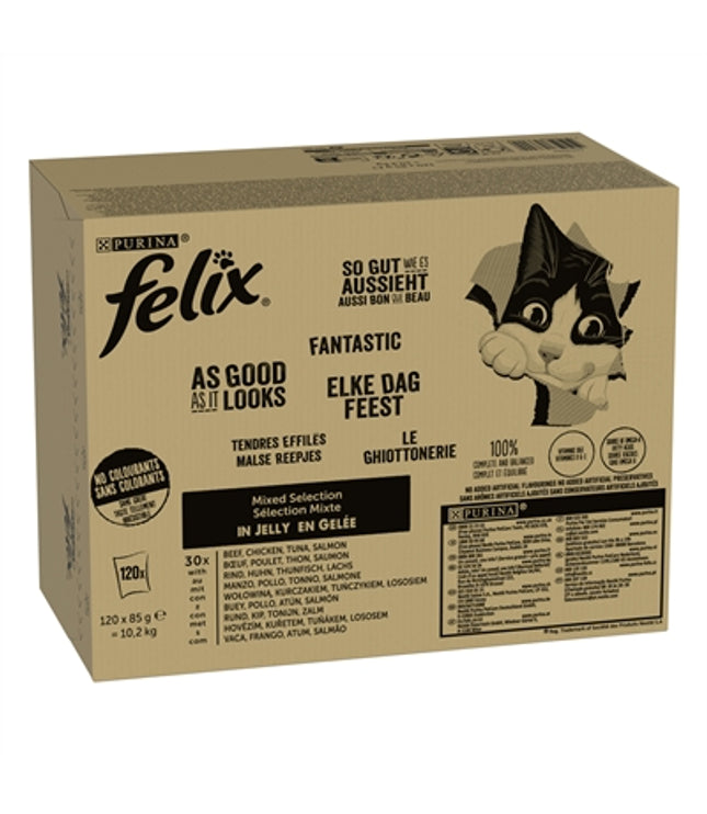 Felix Mixed Selection In Gelei Rund / Kip / Tonijn / Zalm
