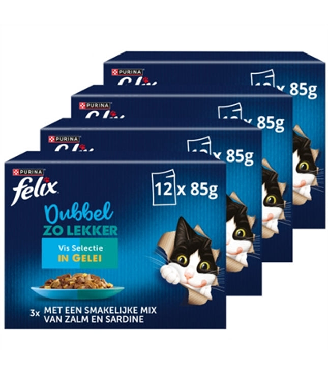 Felix Dubbel Zo Lekker Vis Selectie In Gelei
