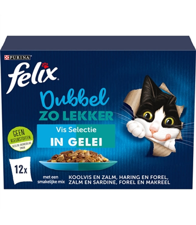 Felix Dubbel Zo Lekker Vis Selectie In Gelei