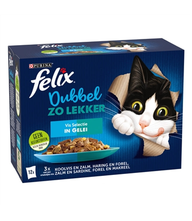 Felix Dubbel Zo Lekker Vis Selectie In Gelei