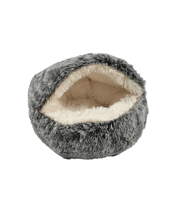 Croci Kattenmand Iglo Gemeleerd Zwart / Wit