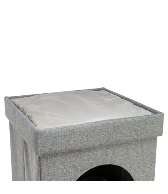 Trixie Kattenmand / Kattenhuis Kimy Soft 2 Verdiepingen Lichtgrijs