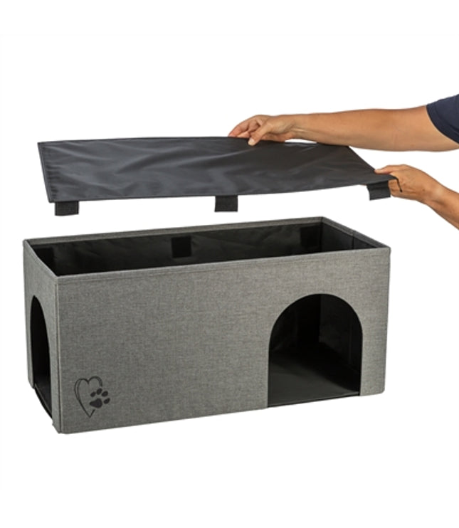 Trixie Kattenmand / Kattenhuis Kimy Soft 2 Verdiepingen Lichtgrijs