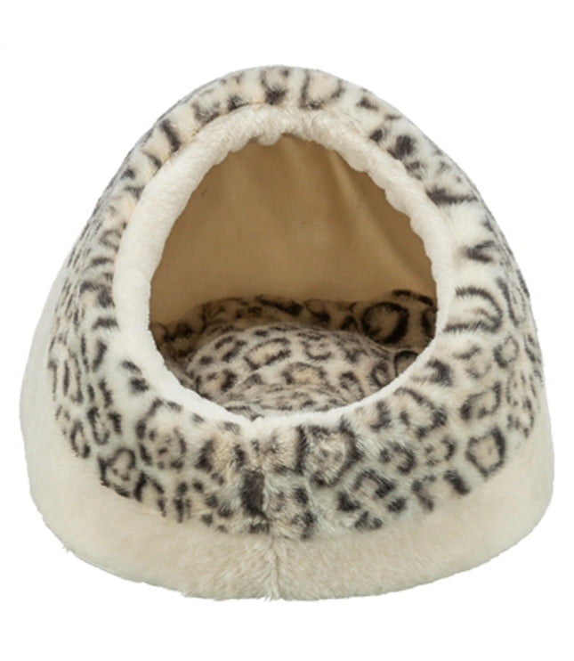 Trixie Kattenmand Iglo Leo  Soft Pluche Creme / Panterprint