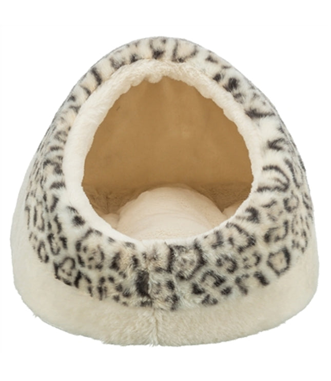 Trixie Kattenmand Iglo Leo  Soft Pluche Creme / Panterprint