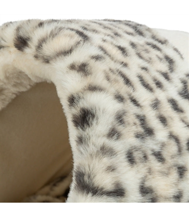 Trixie Kattenmand Iglo Leo  Soft Pluche Creme / Panterprint