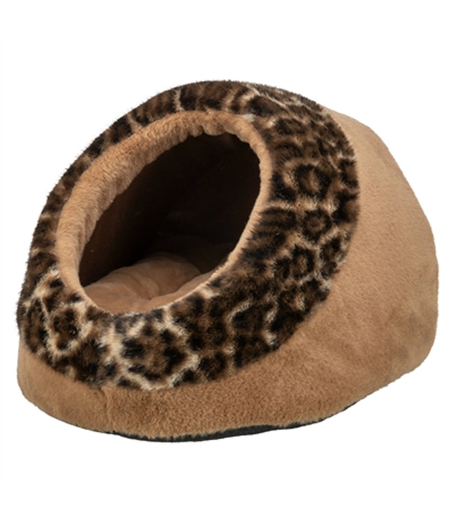 Trixie Kattenmand Iglo Leo  Soft Pluche Bruin / Panterprint