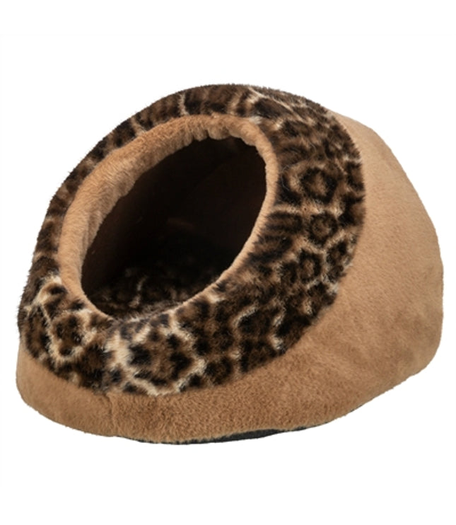 Trixie Kattenmand Iglo Leo  Soft Pluche Bruin / Panterprint