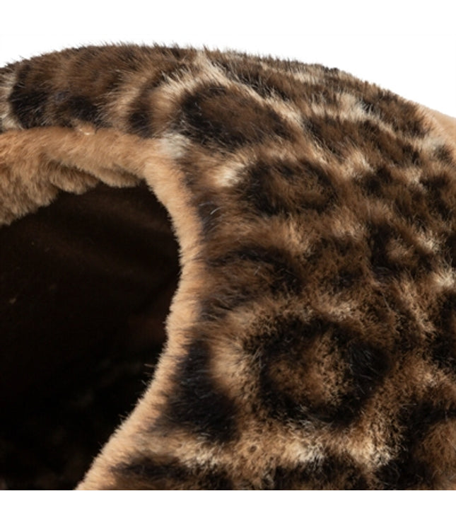 Trixie Kattenmand Iglo Leo  Soft Pluche Bruin / Panterprint