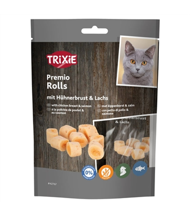 Trixie Premio Rolls Met Kippenborst En Zalm