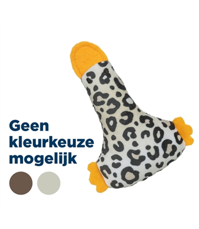 Trixie Eend Pluche Panterprint Met Kattenkruid / Catnip Assorti