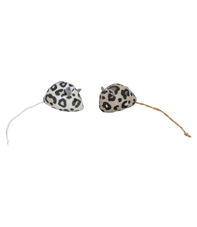 Trixie Pluche Muis Panterprint Met Kattenkruid / Catnip Assorti
