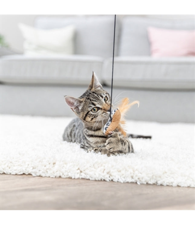 Trixie Kattenhengel Hart Hout / Katoen Met Kattenkruid / Catnip