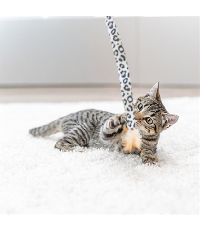 Trixie Kattenhengel Staart Panterprint Pluche Met Kattenkruid / Catnip