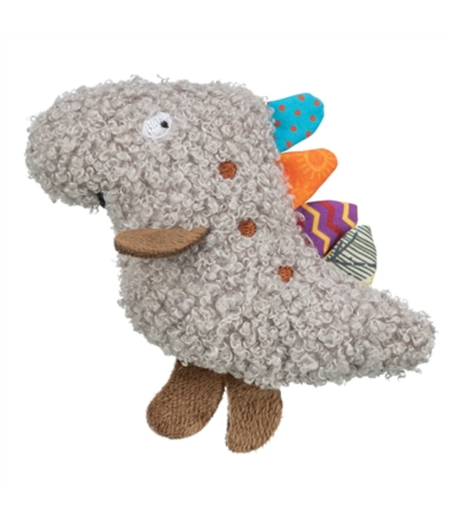 Trixie Dino Pluche Met Kattenkruid / Catnip Grijs