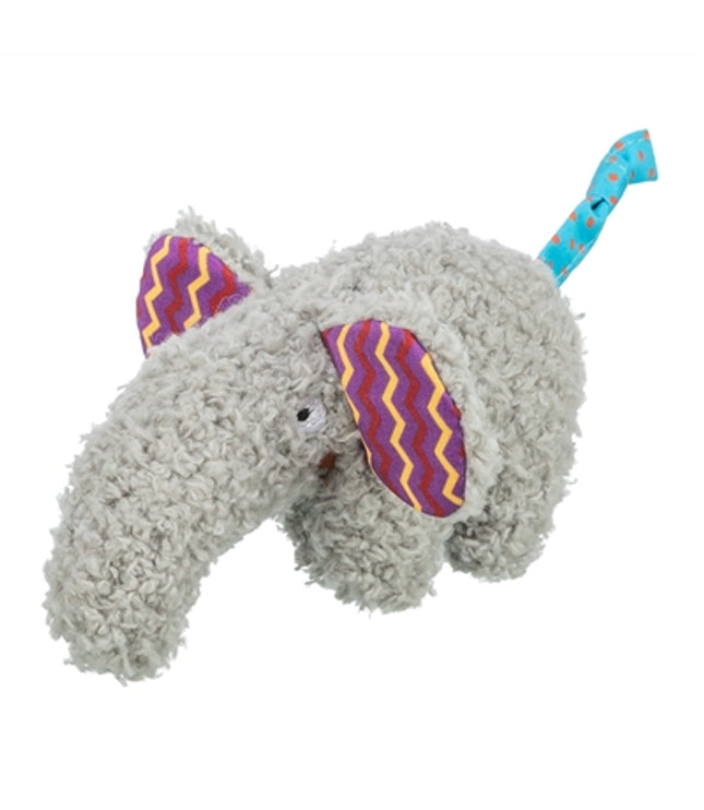 Trixie Olifant Pluche Met Kattenkruid / Catnip Grijs