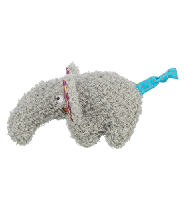 Trixie Olifant Pluche Met Kattenkruid / Catnip Grijs