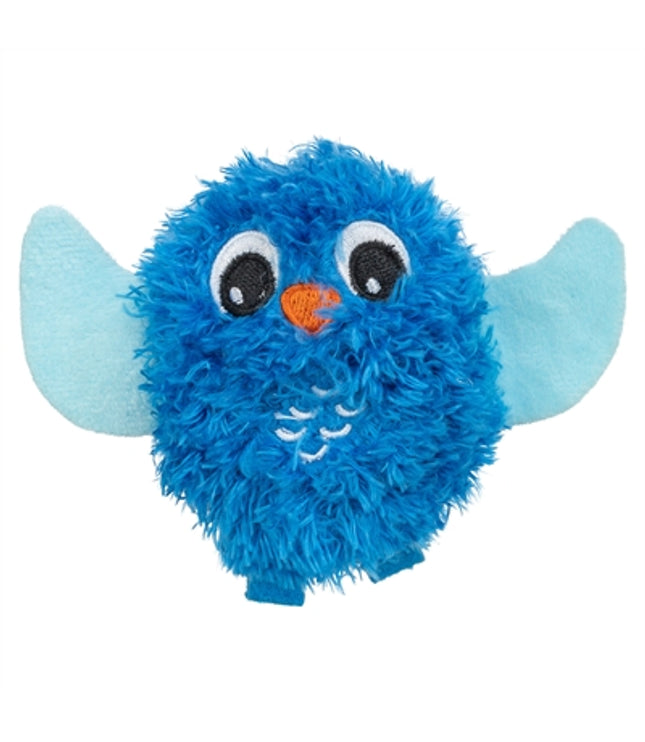 Trixie Uil Pluche Met Kattenkruid / Catnip Blauw