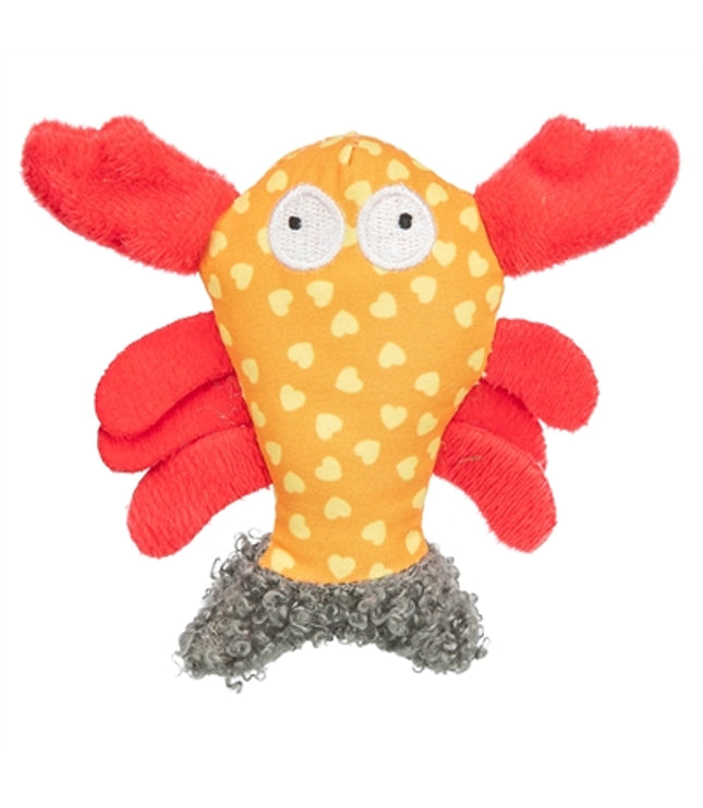 Trixie Kreeft Stof / Pluche Met Kattenkruid / Catnip Oranje